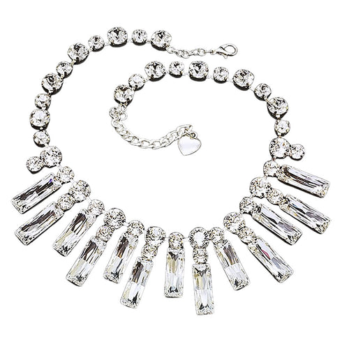 Kaklo papuošalas "Marija Antuanetė" su Swarovski™ kristalais